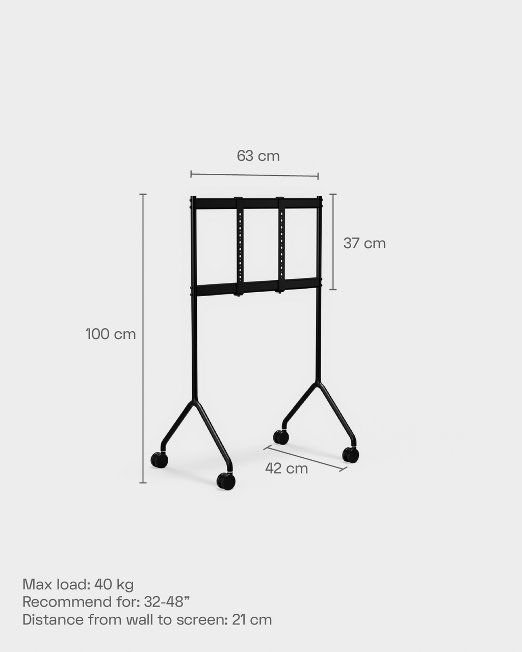 Pedestal Moon Light TV Stands 017 Apricot